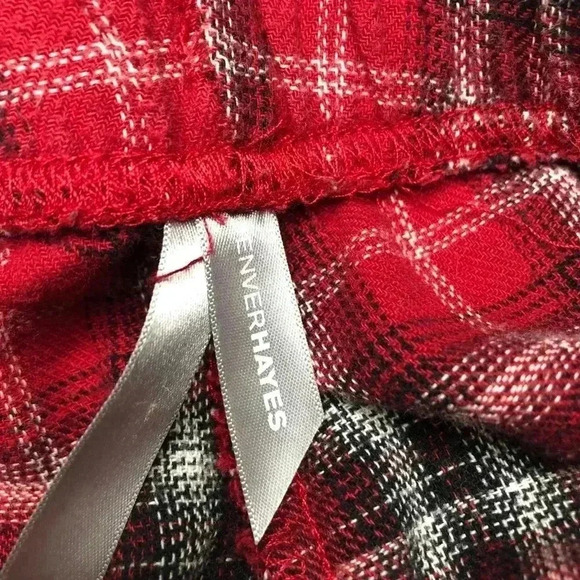 Denver Hayes Pajama Pants Red Plaid Size Medium - Picture 3 of 16